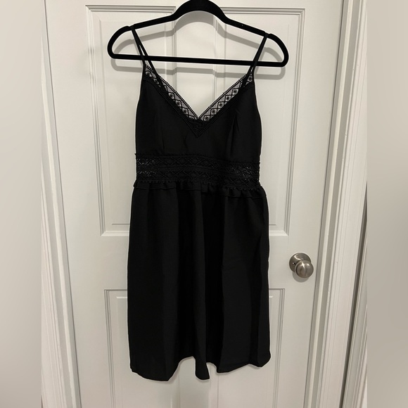 SHEIN Black Dress Size L - Picture 1 of 3